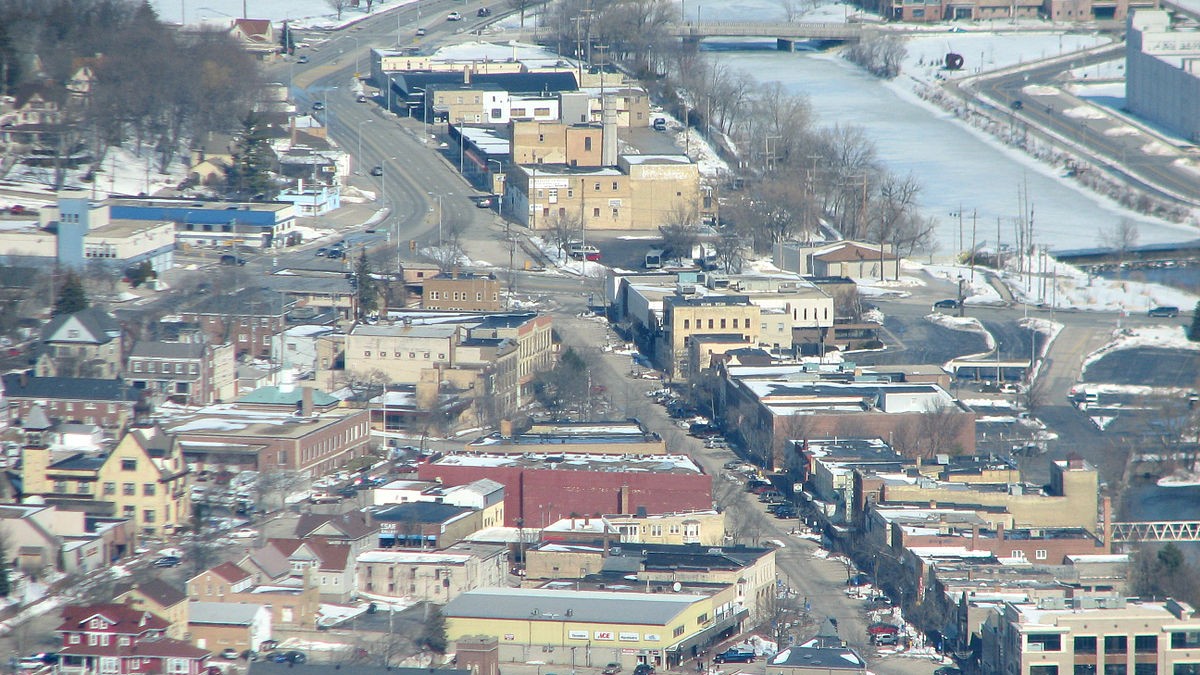 Downtown West Bend business district